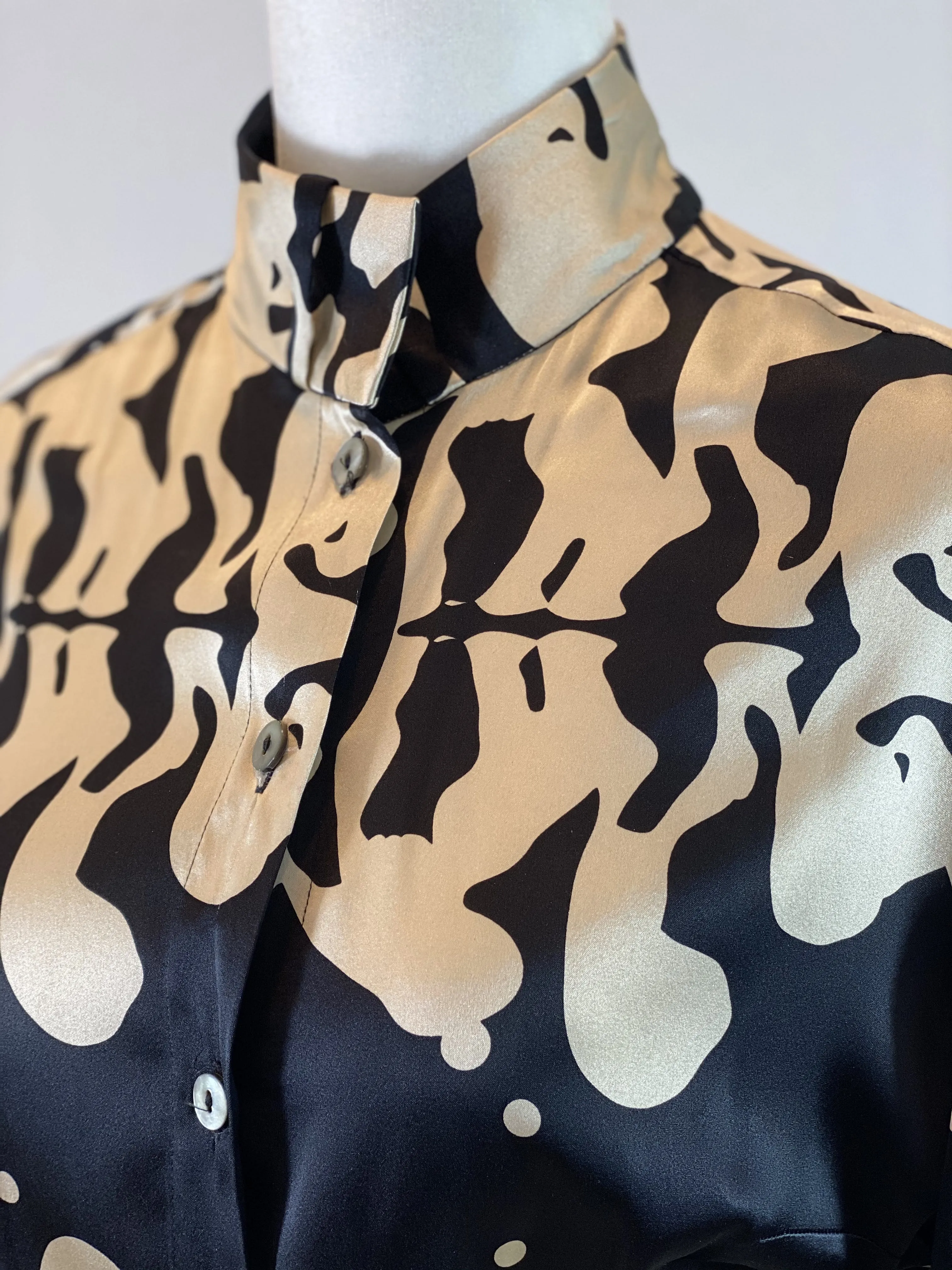 00's Abstract Print Dress by Mara Hoffman