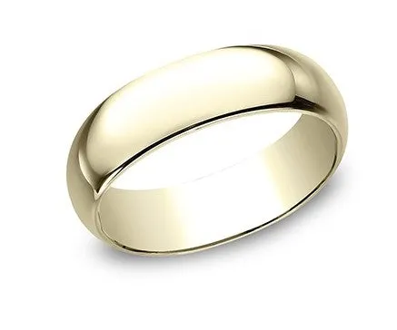 14k Men's Designer Yellow Gold Wedding Ring | 7mm width