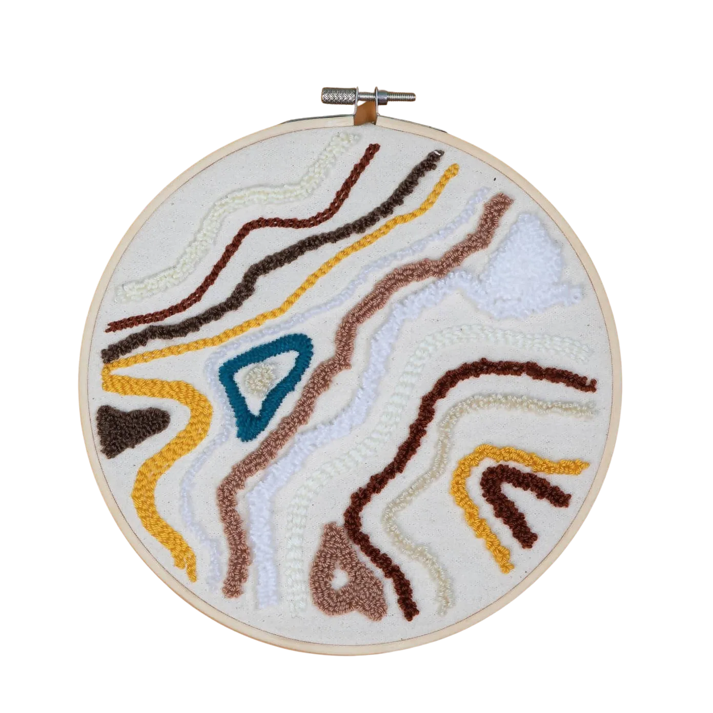 18CM Embroidered Hoop Organic