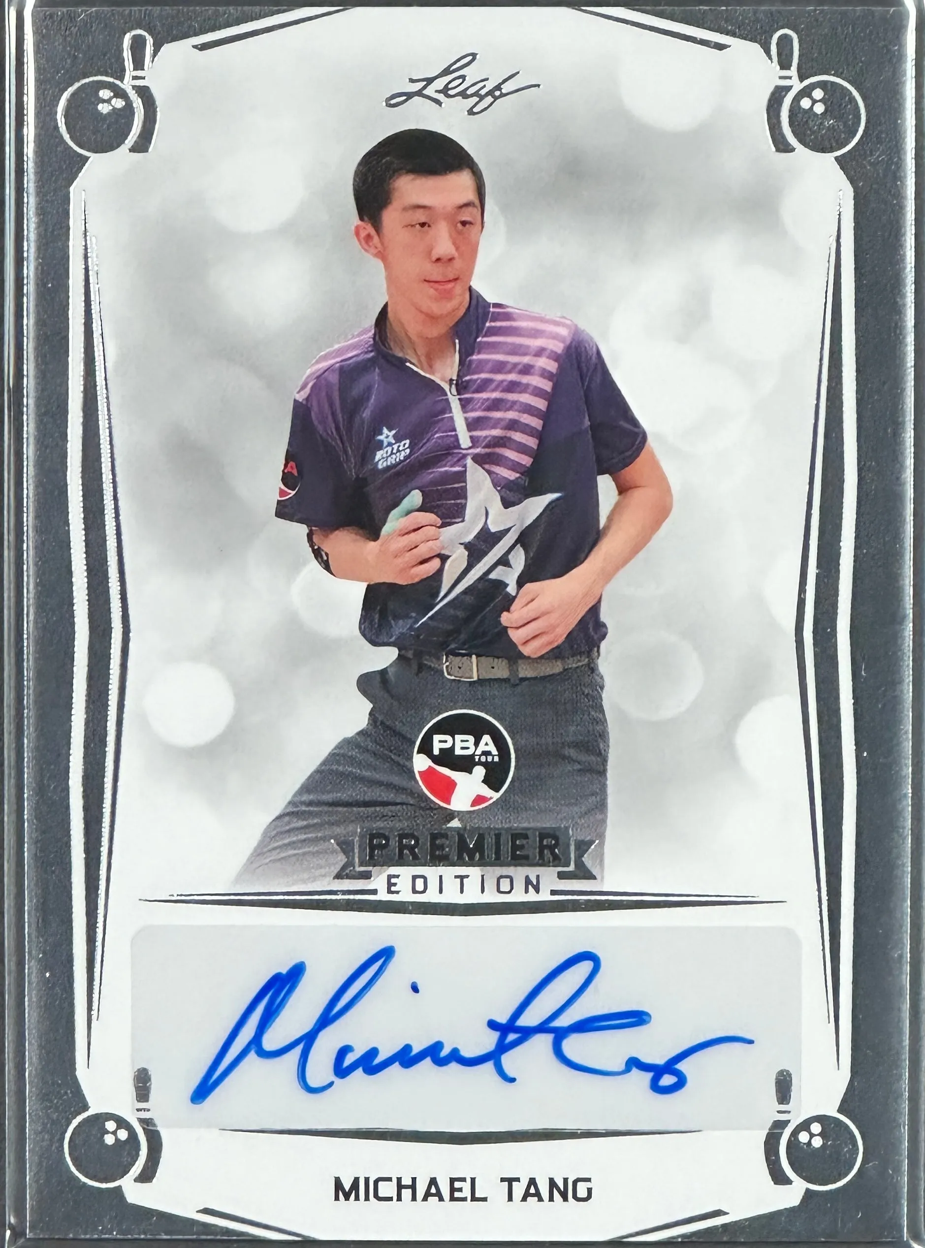 2023 Leaf PBA Trading Card Michael Tang Auto