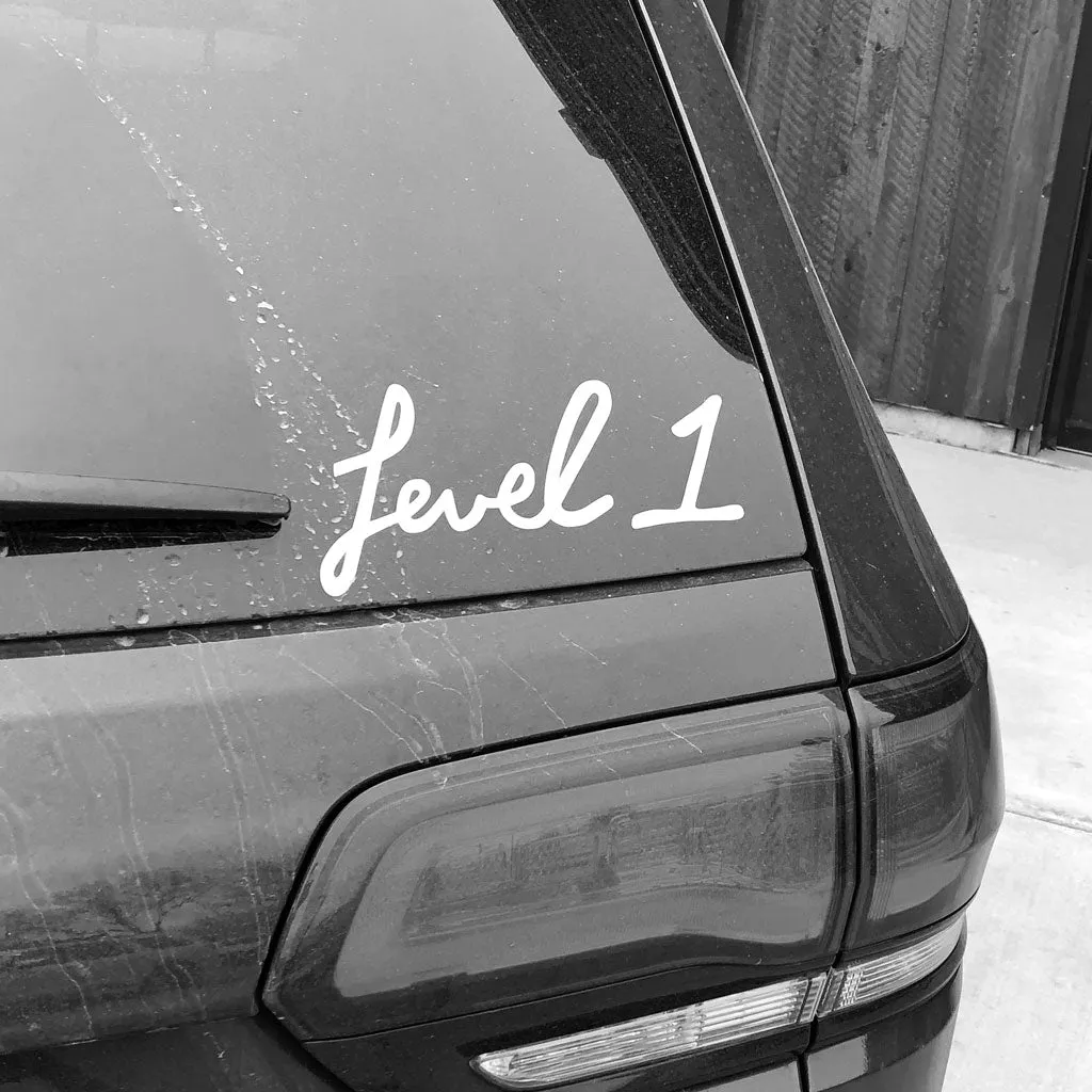 9" Script Decal Sticker