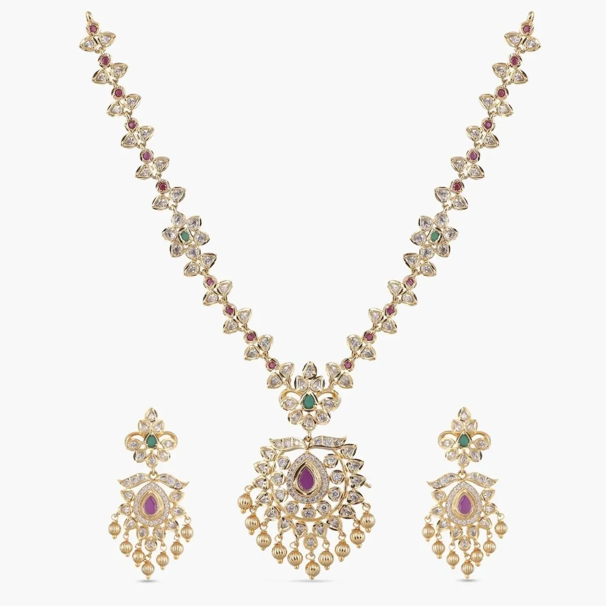 Aavi Nakshatra CZ Necklace Set