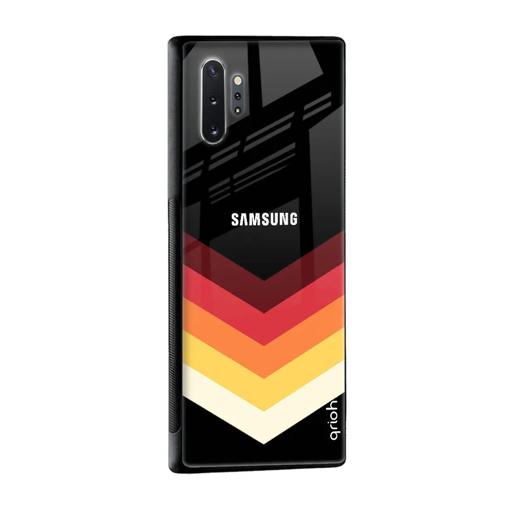 Abstract Arrow Pattern Glass Case For Samsung Galaxy A32