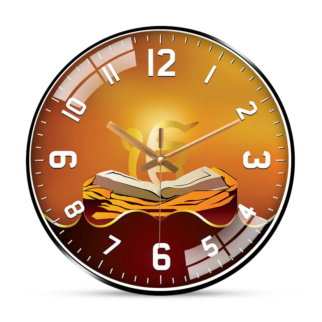 Abstract sikhism wall clock