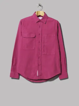 Adsum Italian Moleskin Workshirt (Magenta)