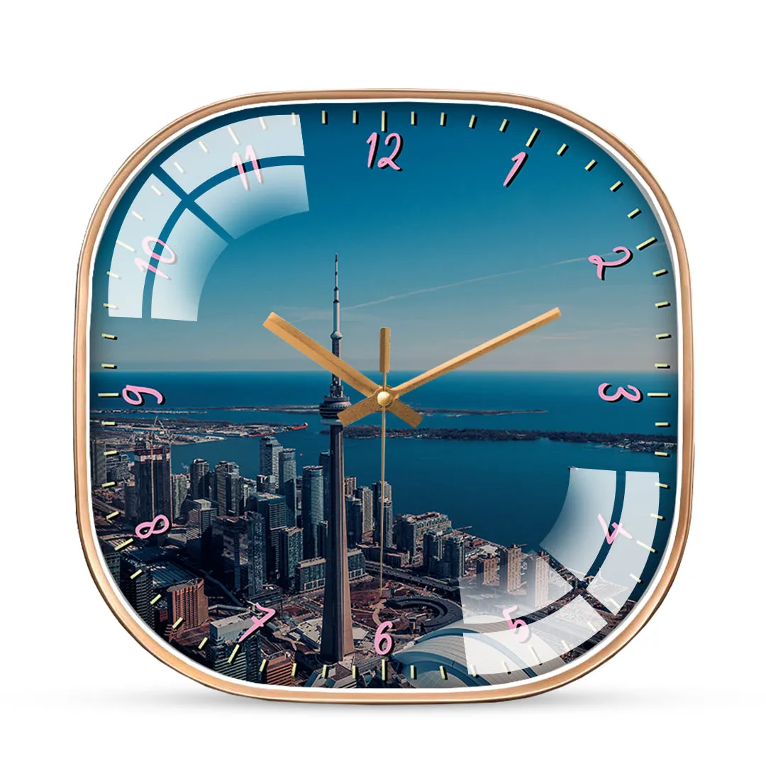 Aerial View Toronto Wall Clock