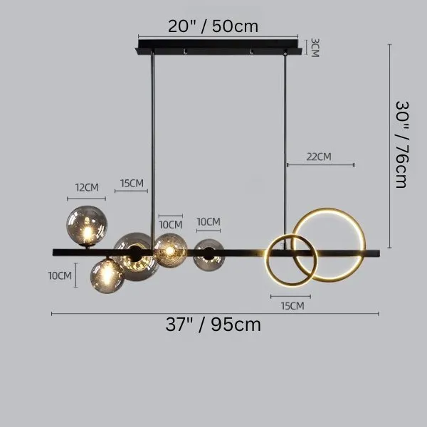 Afnari Linear Chandelier