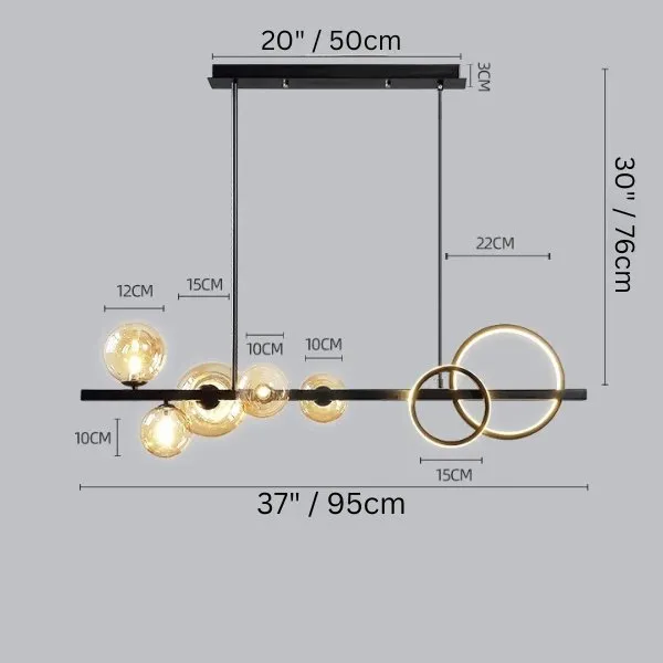 Afnari Linear Chandelier