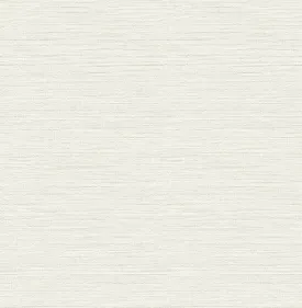 Agave Off-White Faux Grasscloth Wallpaper