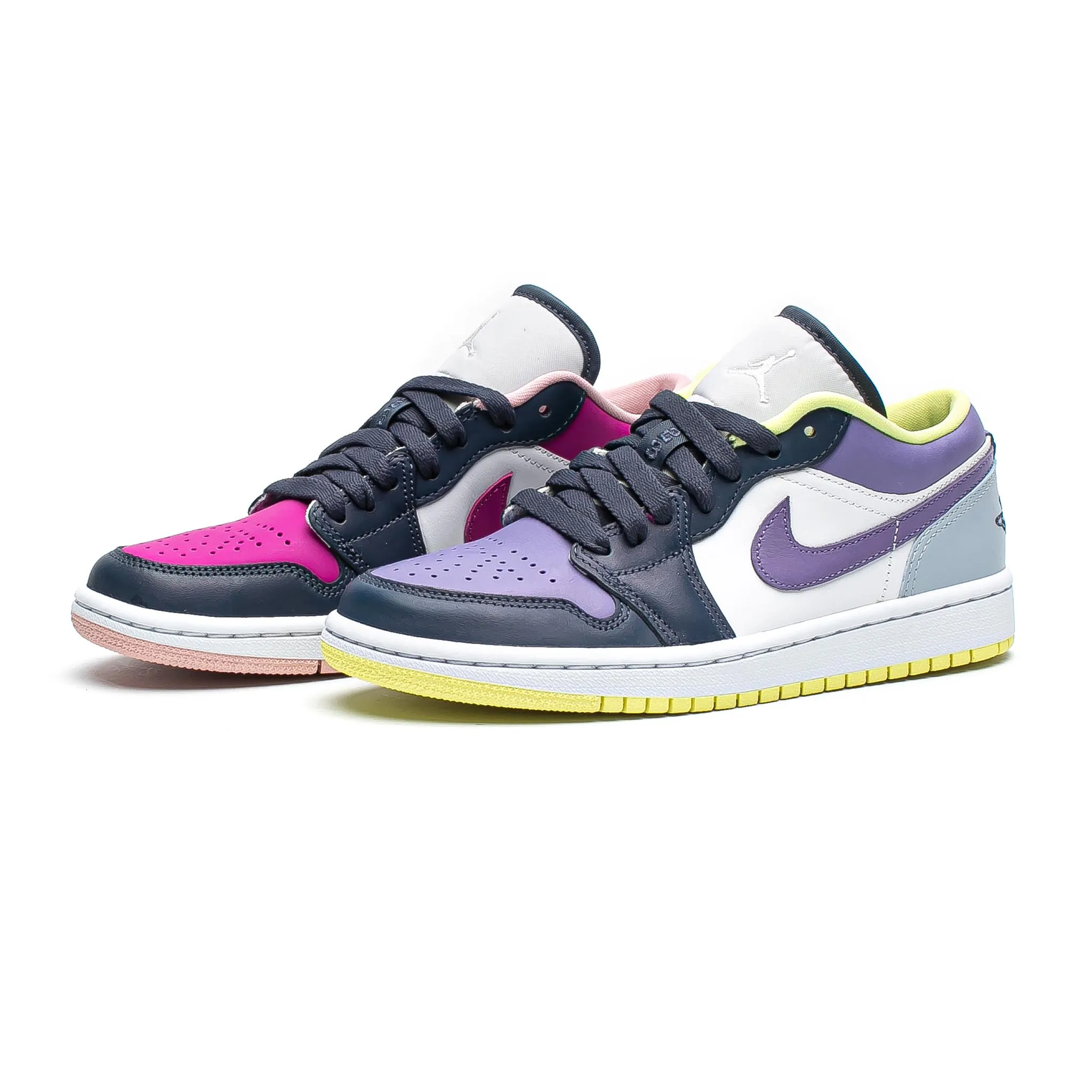 Air Jordan 1 Low SE 'Mismatched' Purple/Magenta