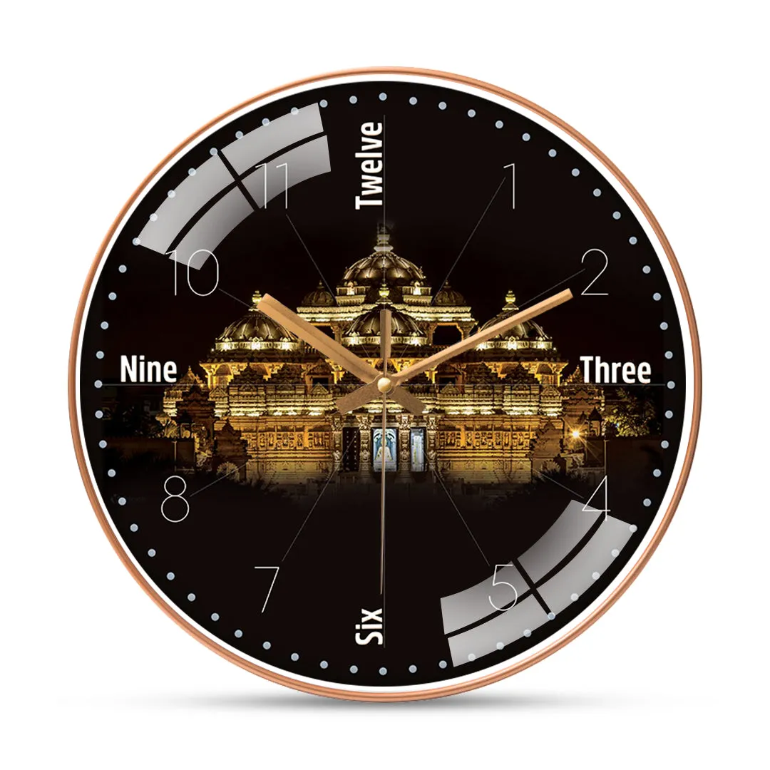 Akshardham swaminarayan wall clock