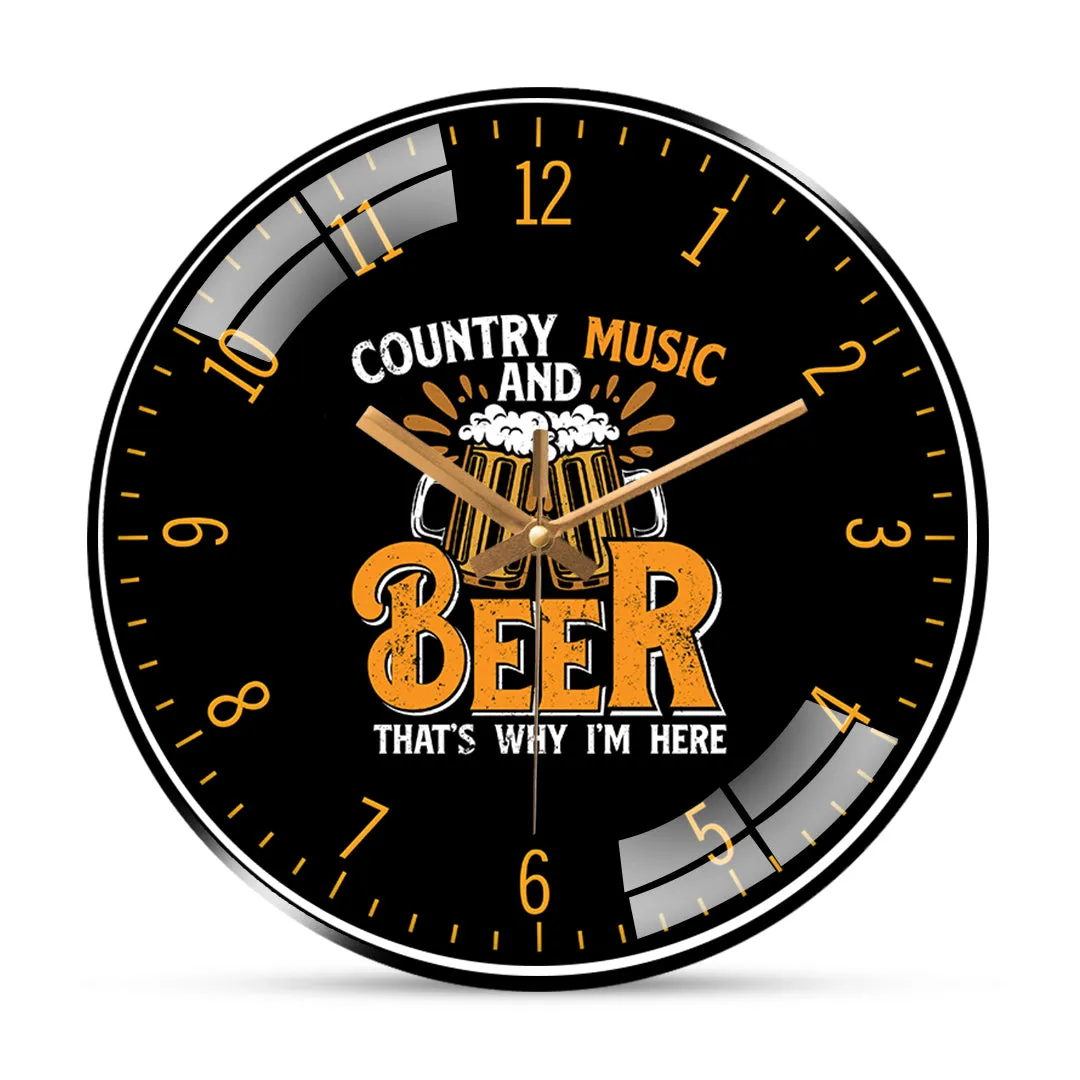 Amazing Beer Quotes Wall Clock