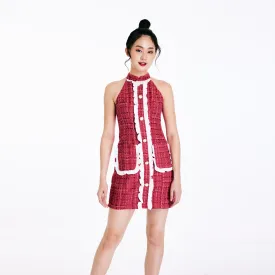 An An Tweed Qipao