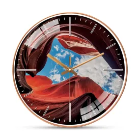 Antelope canyon nature Wall Clock