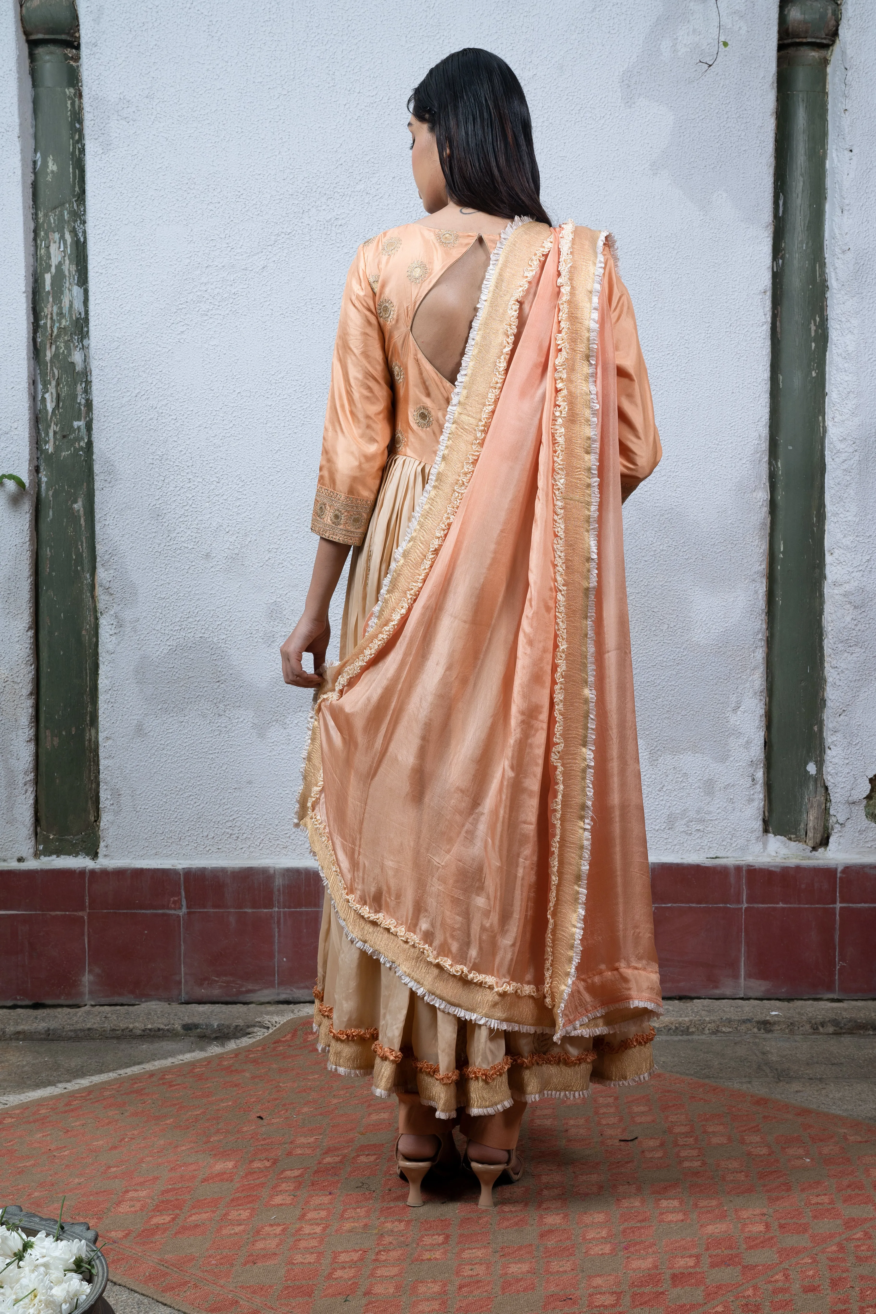 Apsara: Peach Salwar