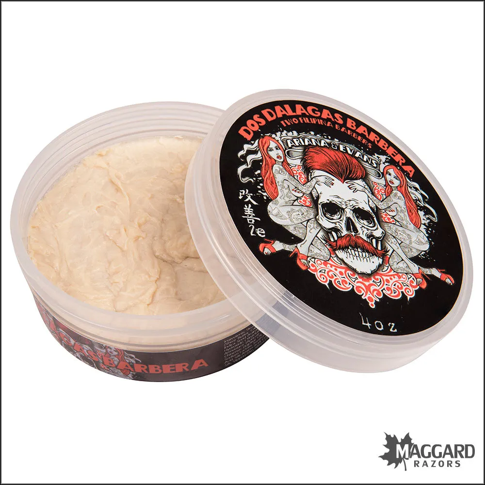 Ariana and Evans Dos Dalagas Barbera Artisan Shaving Soap, 4oz - Kaizen 2e Base