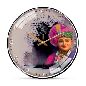 Artistic swaminarayan wall clock