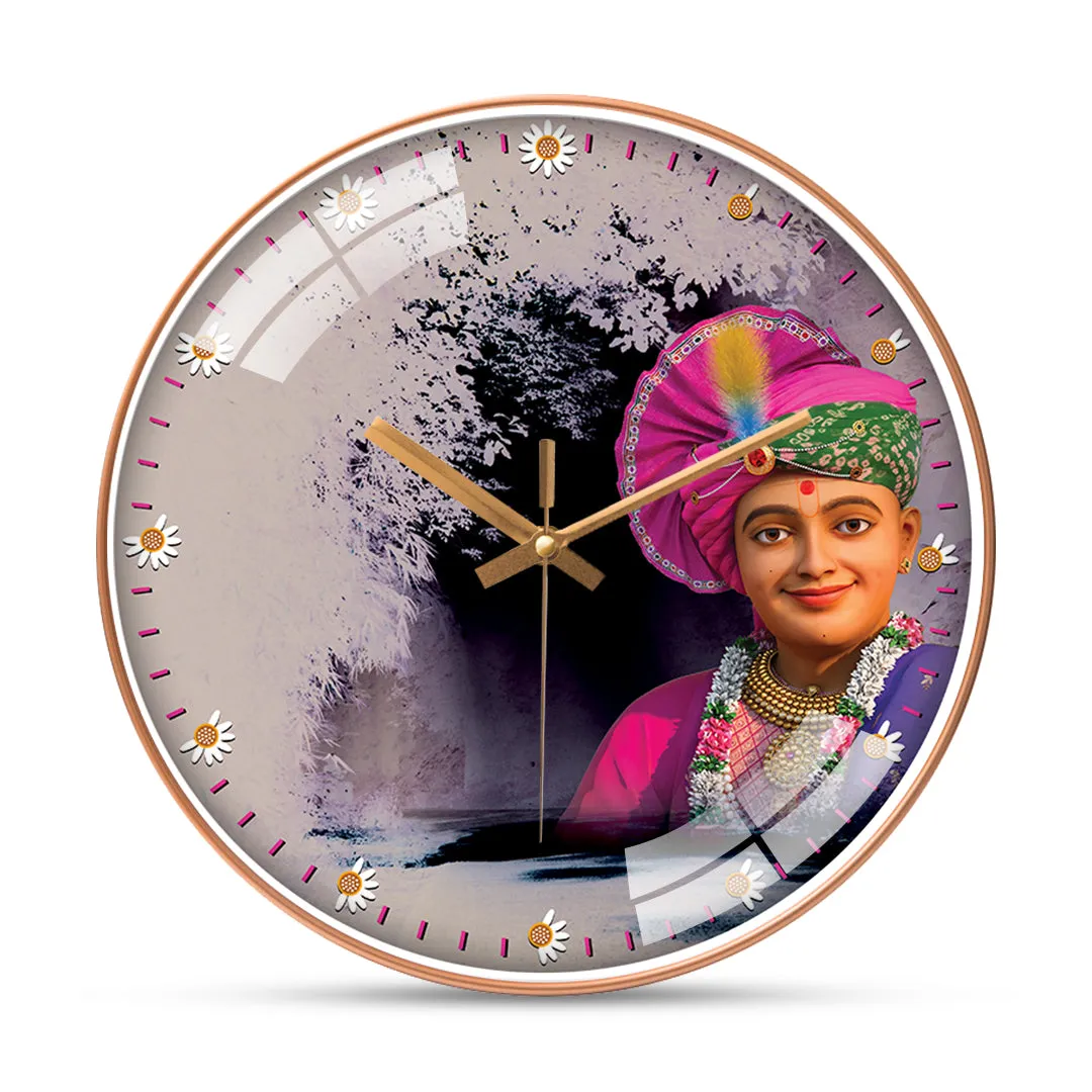 Artistic swaminarayan wall clock