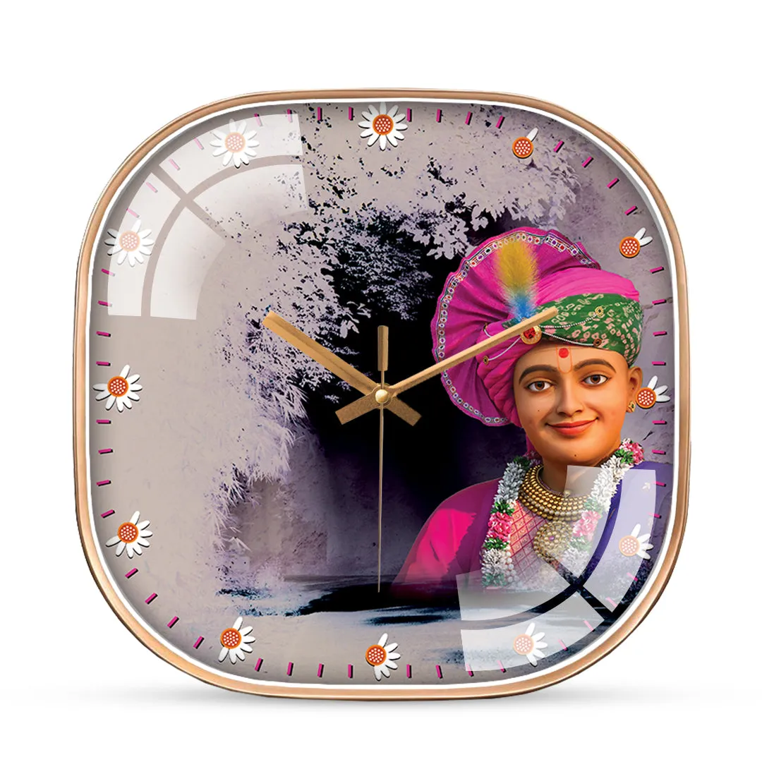 Artistic swaminarayan wall clock