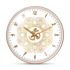 Aum sikhism wall clock