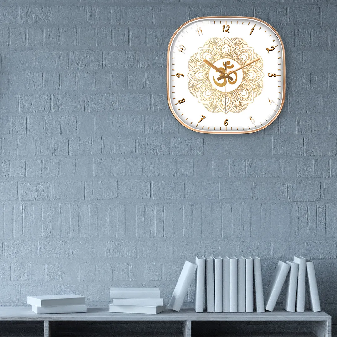 Aum sikhism wall clock