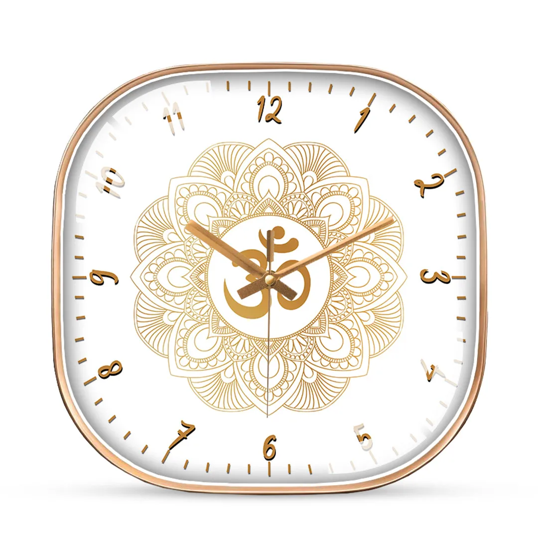 Aum sikhism wall clock