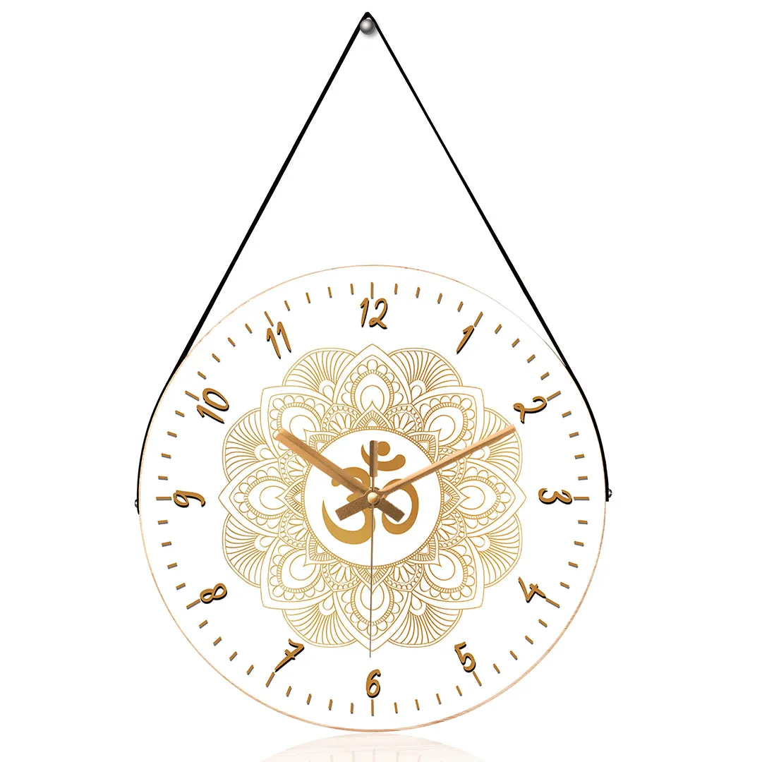 Aum sikhism wall clock