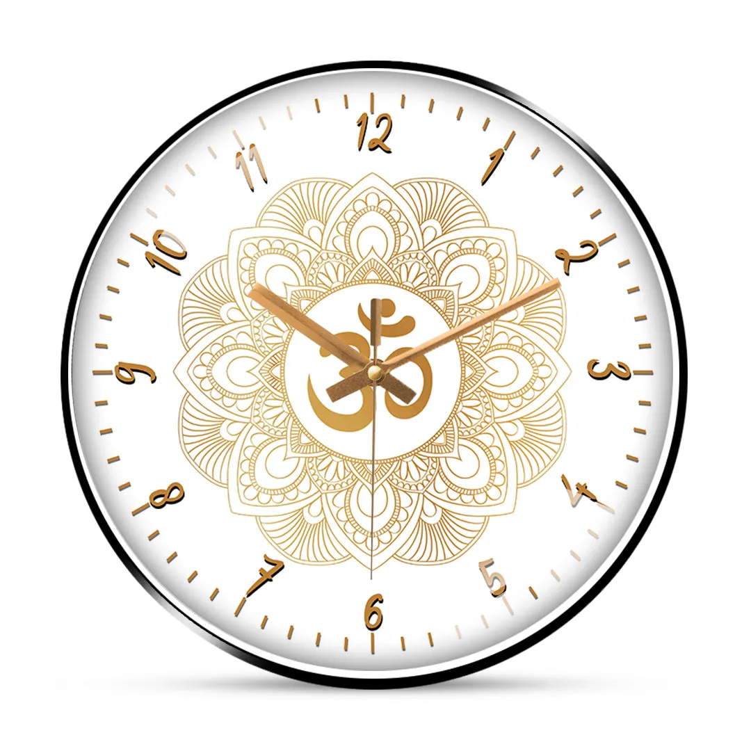 Aum sikhism wall clock