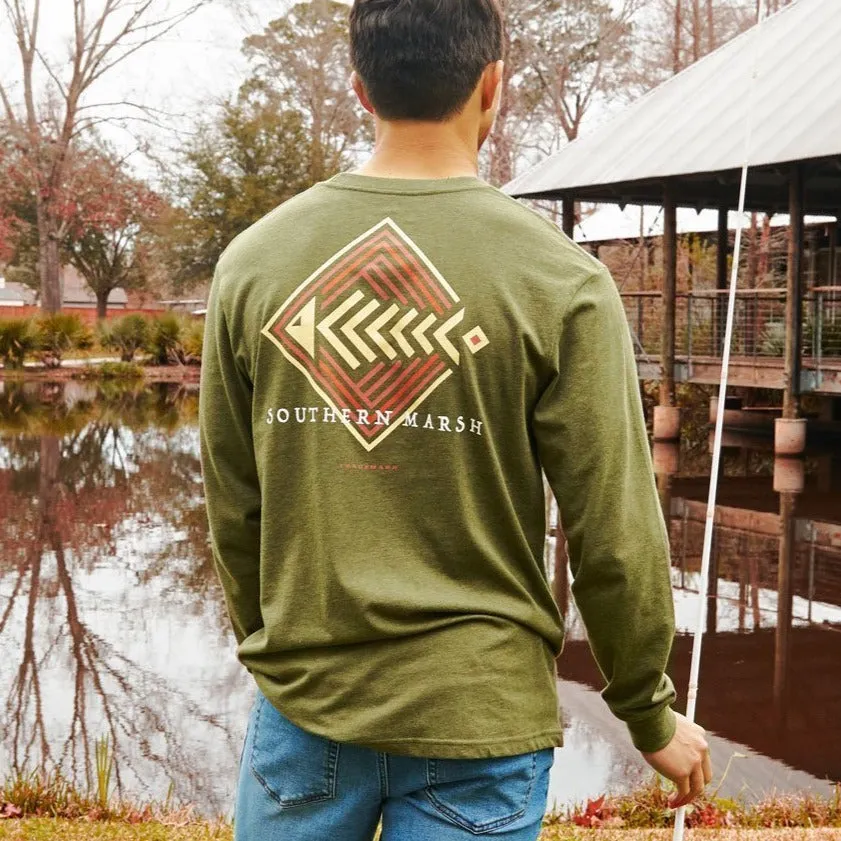 Aztec Catch Tee - Long Sleeve