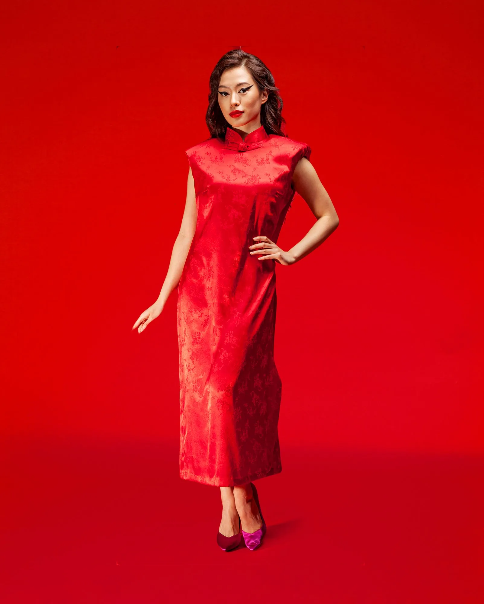 Bahu Cheongsam (Red)