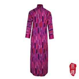 【BAMBOO】Masterpiece Collection 100% Silk Long Robe Cheongsam