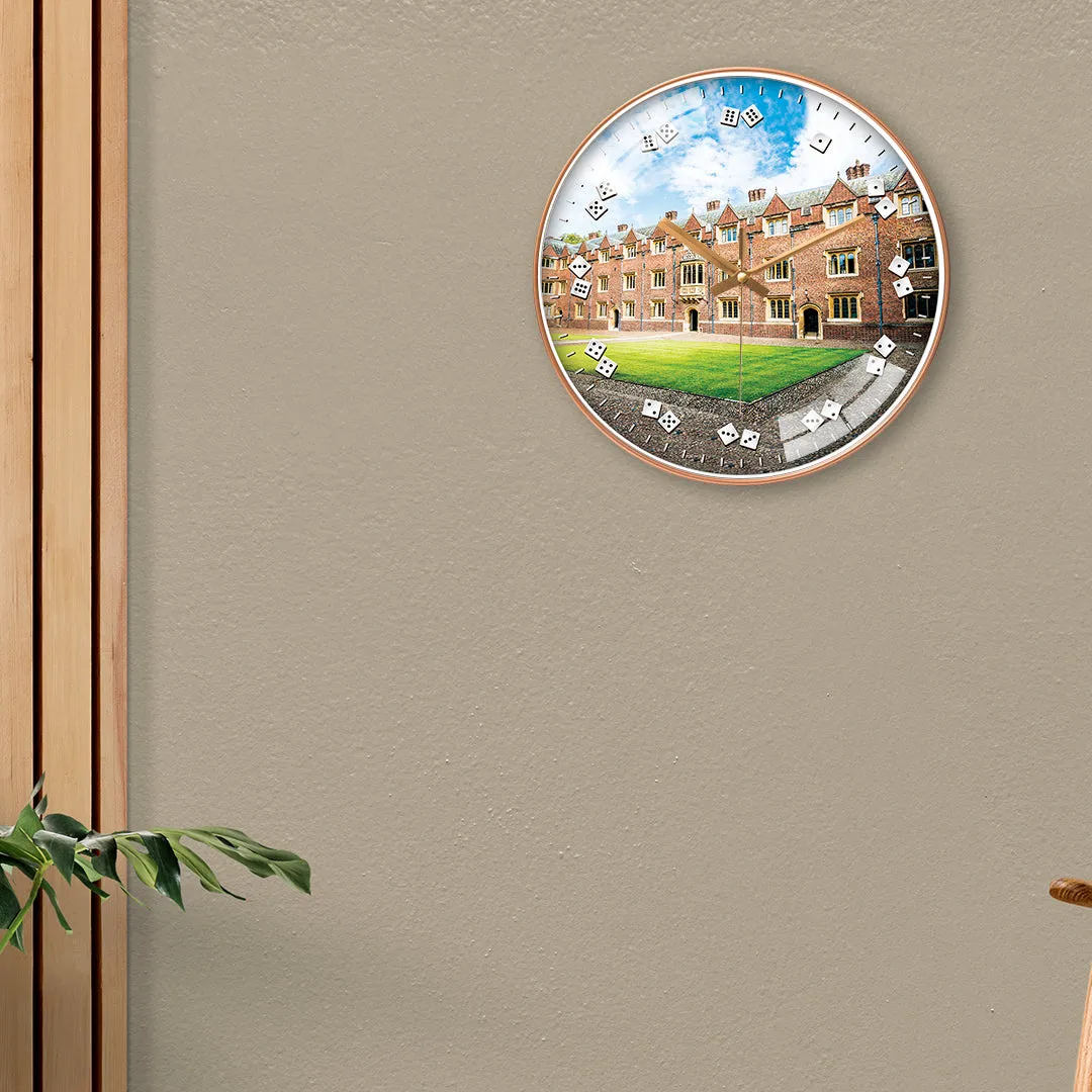 Beautiful architecture cambridge city wall clock