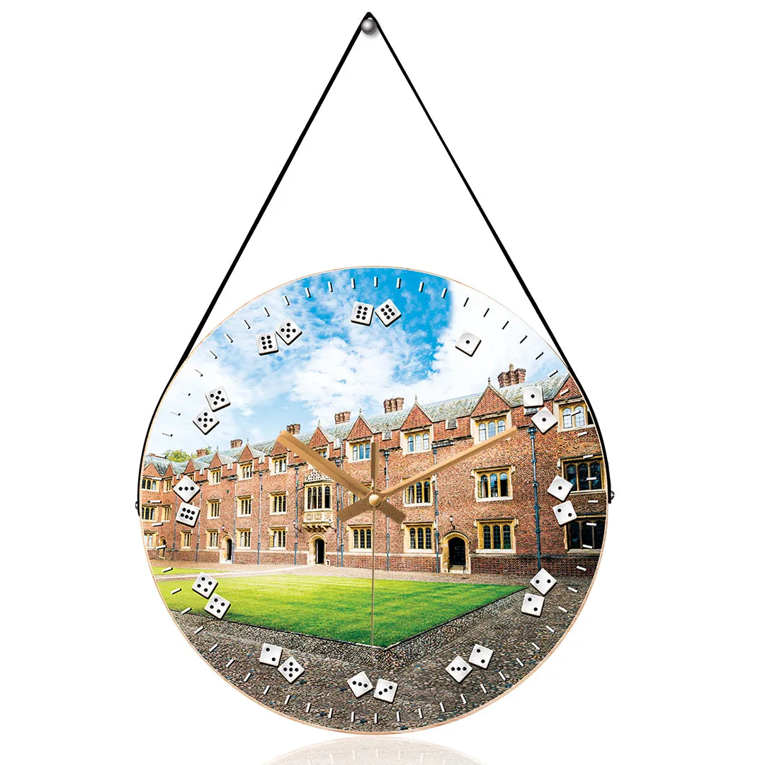 Beautiful architecture cambridge city wall clock