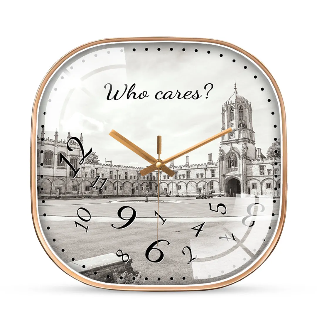 Beautiful architecture oxford city wall clock