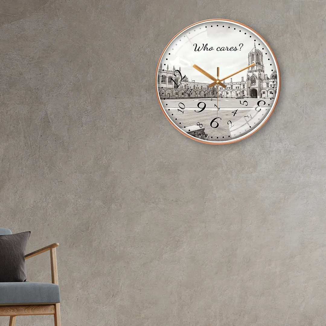 Beautiful architecture oxford city wall clock