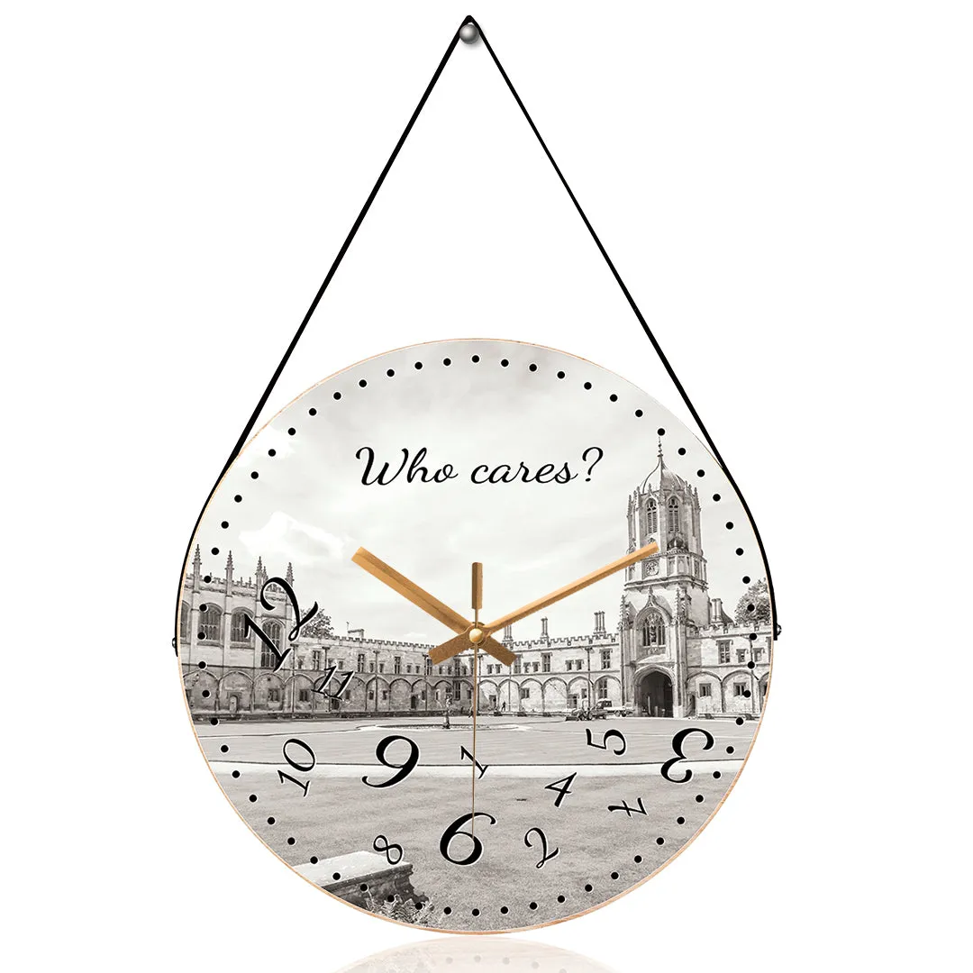 Beautiful architecture oxford city wall clock