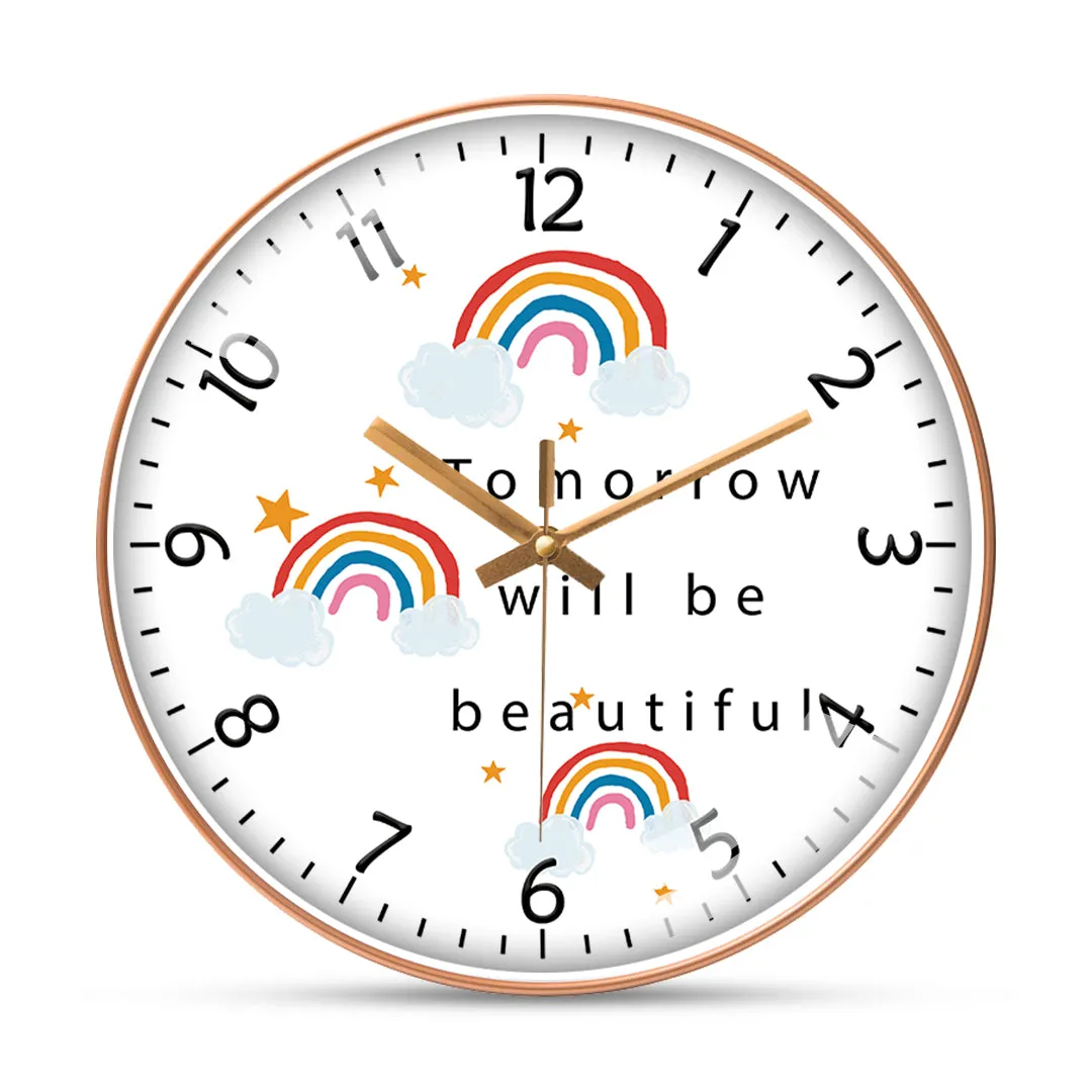 Beautiful baby quote wall clock