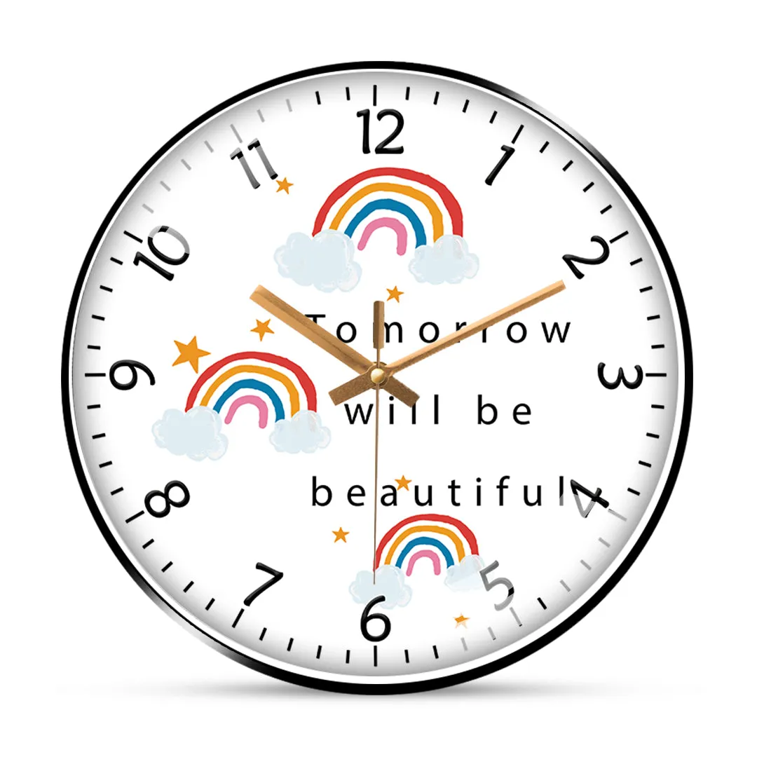 Beautiful baby quote wall clock