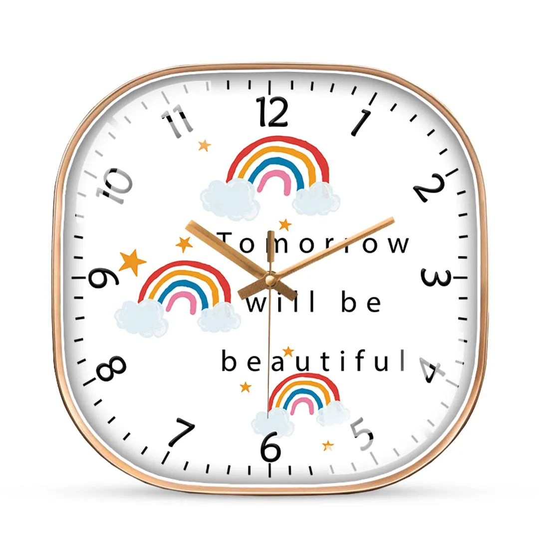 Beautiful baby quote wall clock