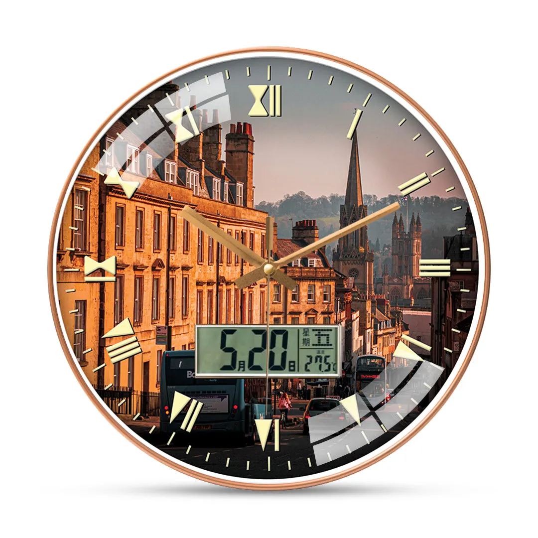 Beautiful bath city wall clock