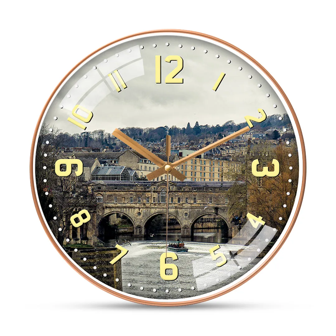 Beautiful bath city wall clock