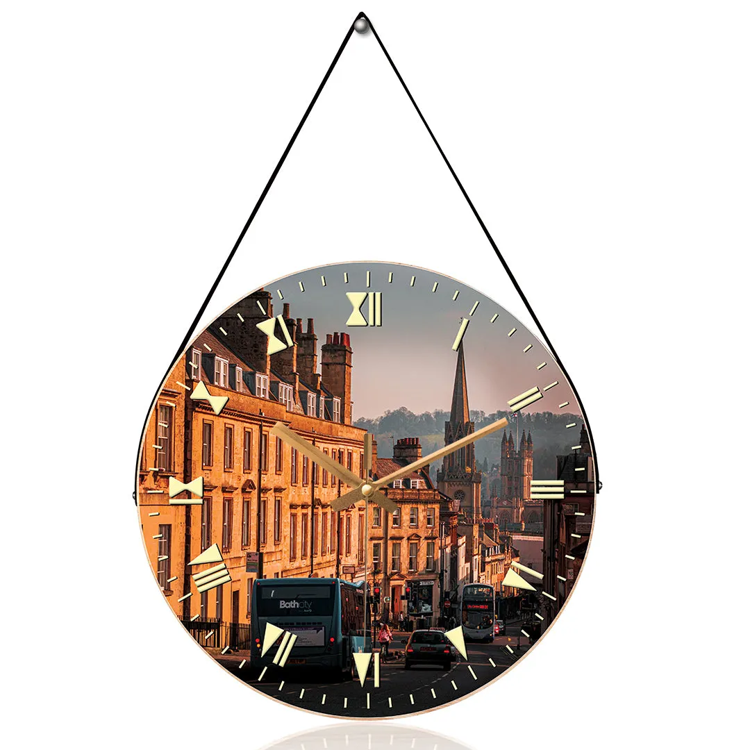 Beautiful bath city wall clock