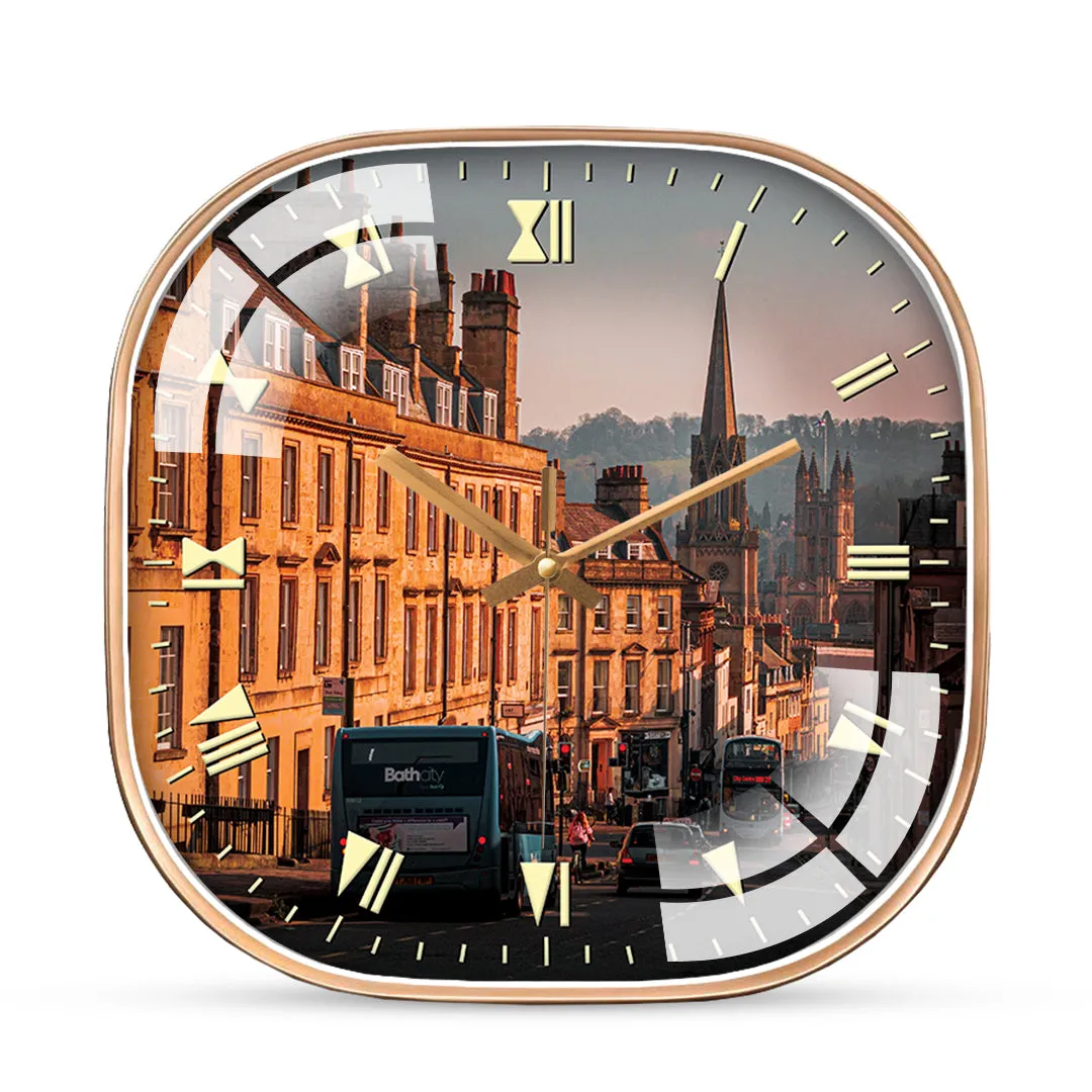 Beautiful bath city wall clock