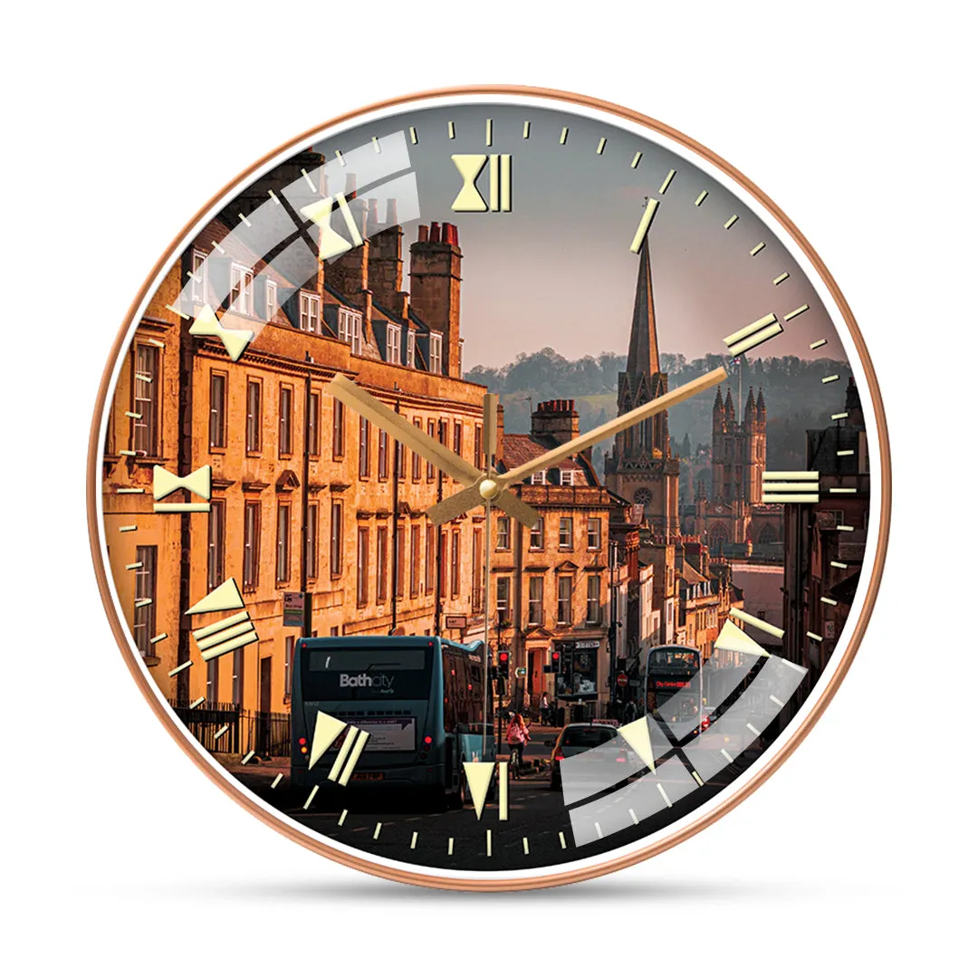 Beautiful bath city wall clock