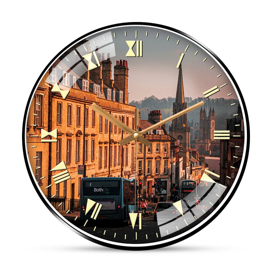 Beautiful bath city wall clock