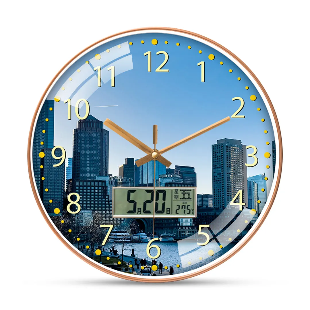 Beautiful boston city wall clock