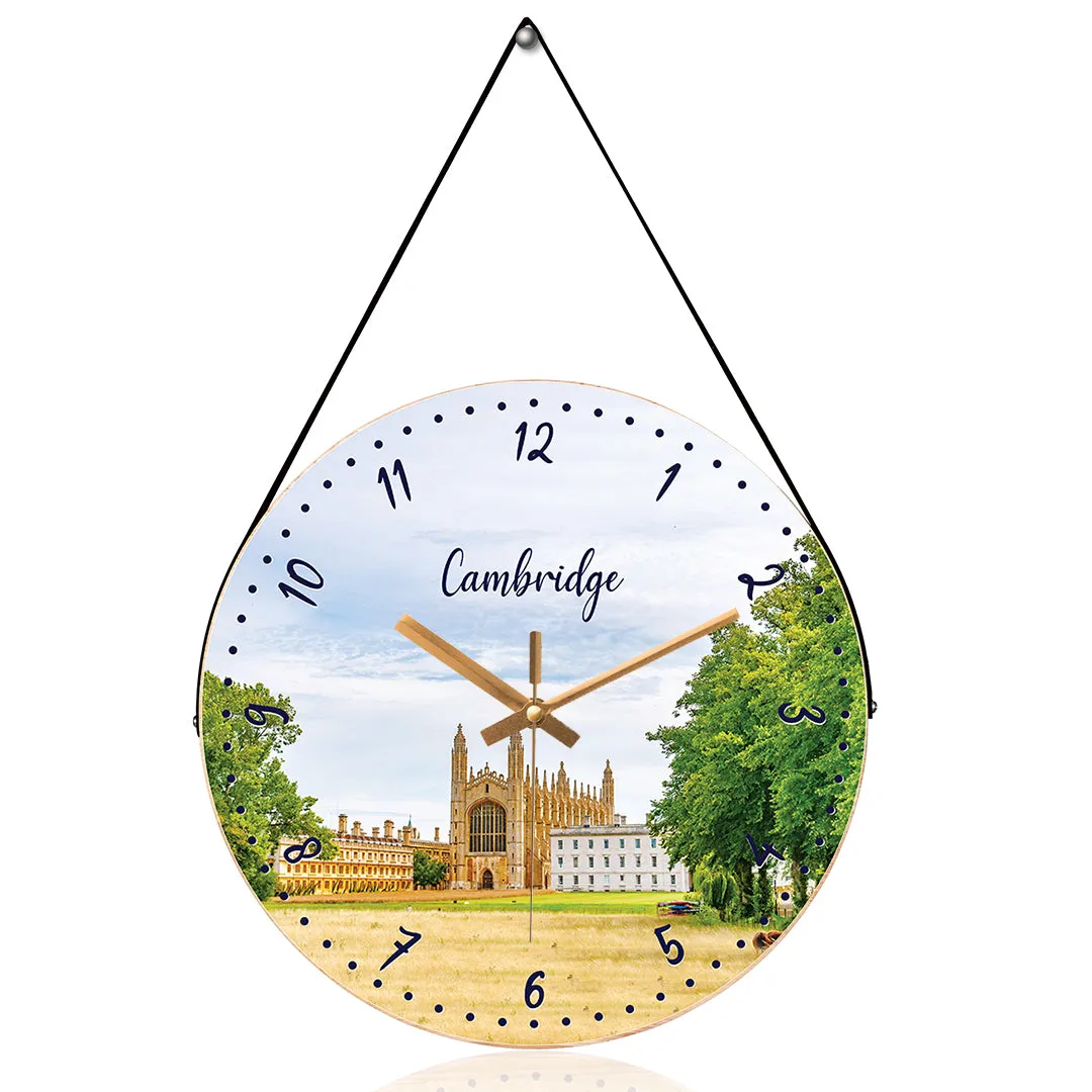 Beautiful cambridge city wall clock