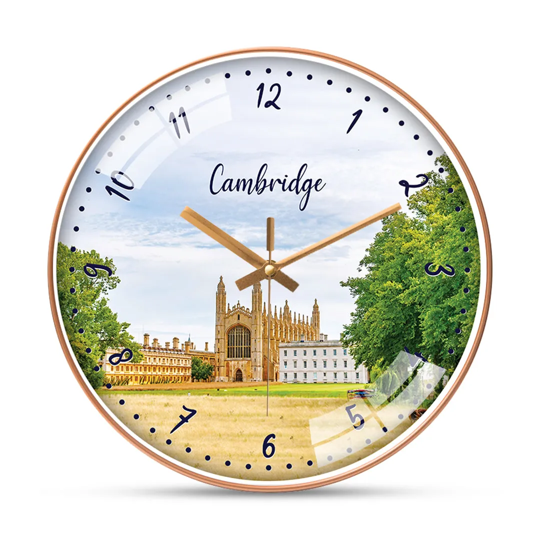 Beautiful cambridge city wall clock