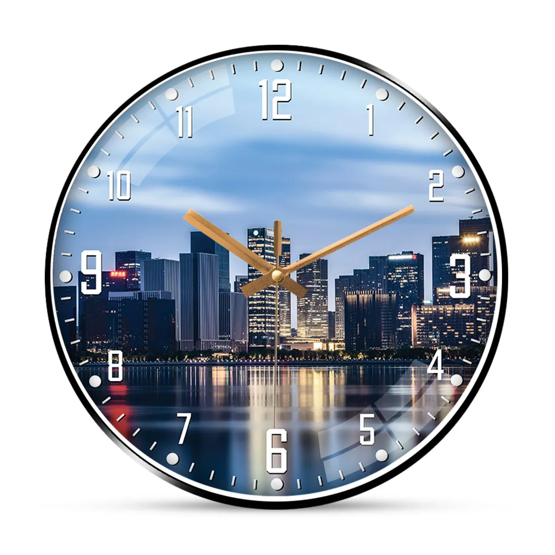 Beautiful chicago city wall clock