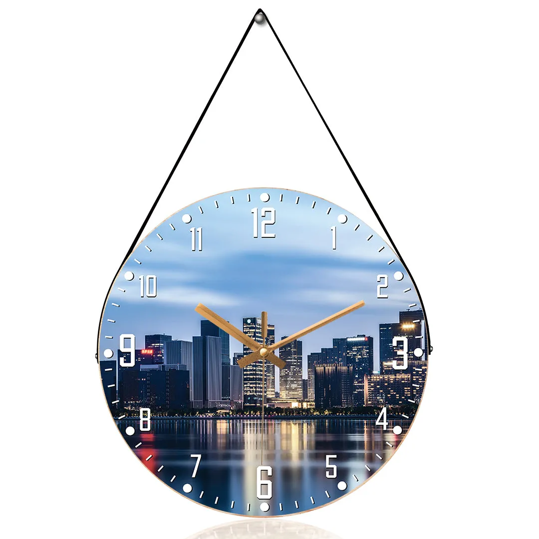 Beautiful chicago city wall clock